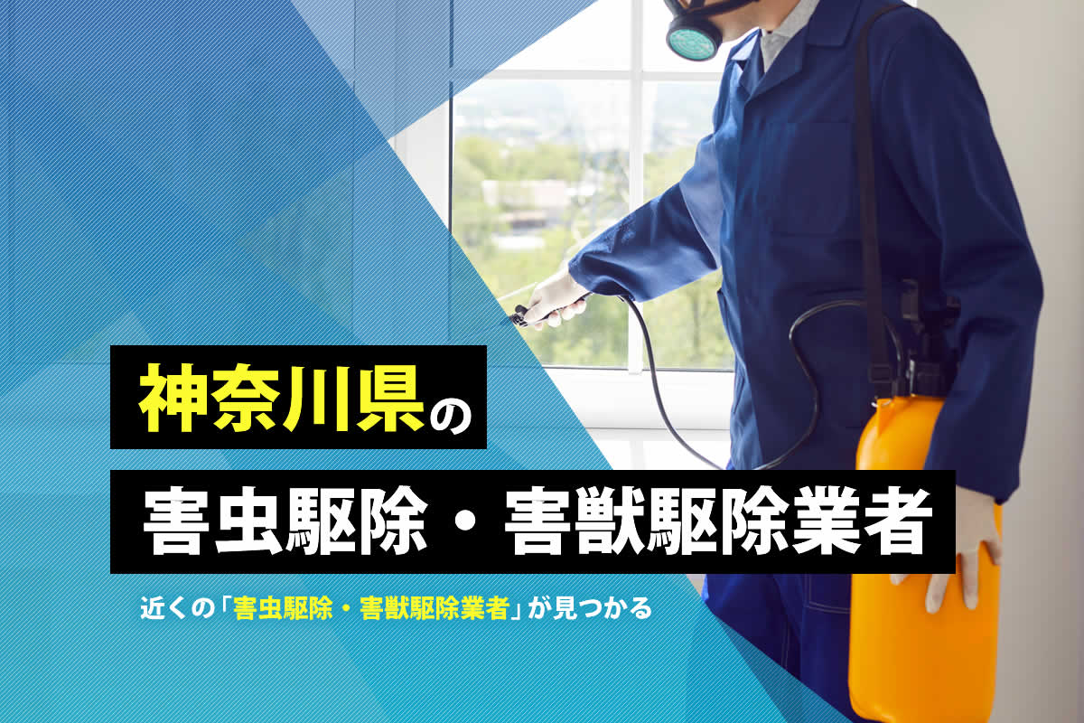 神奈川県の害虫駆除・害獣駆除業者